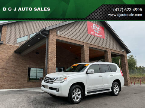 2012 Lexus GX 460 for sale at D & J AUTO SALES in Joplin MO