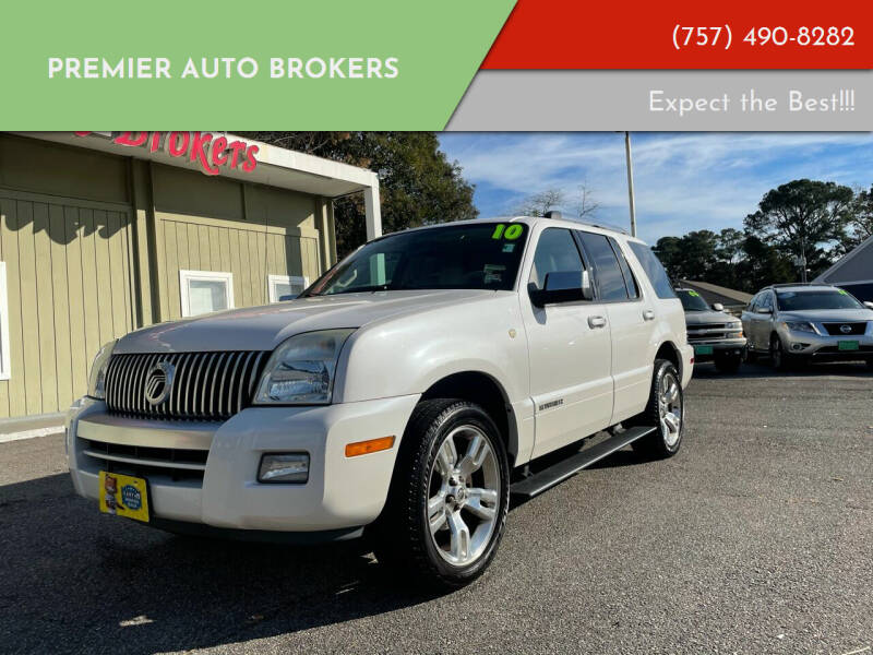 2010 Mercury Mountaineer for sale at Premier Auto Brokers in Virginia Beach VA