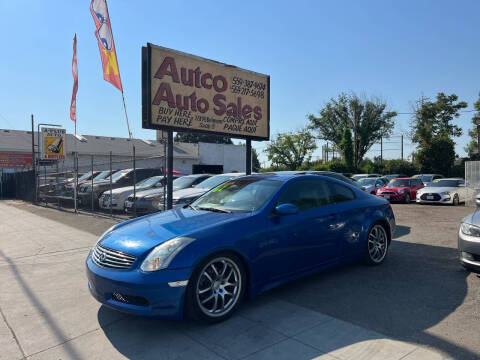 2007 Infiniti G35 for sale at AUTCO AUTO SALES in Fresno CA