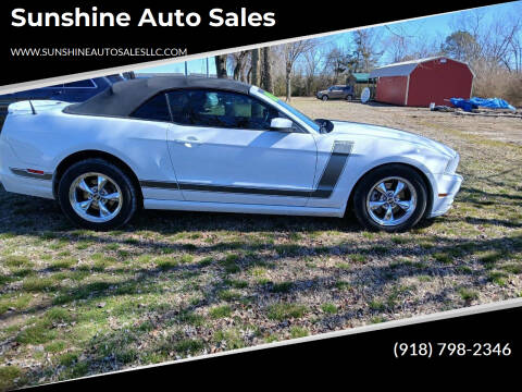 2014 Ford Mustang for sale at Sunshine Auto Sales in Inola OK