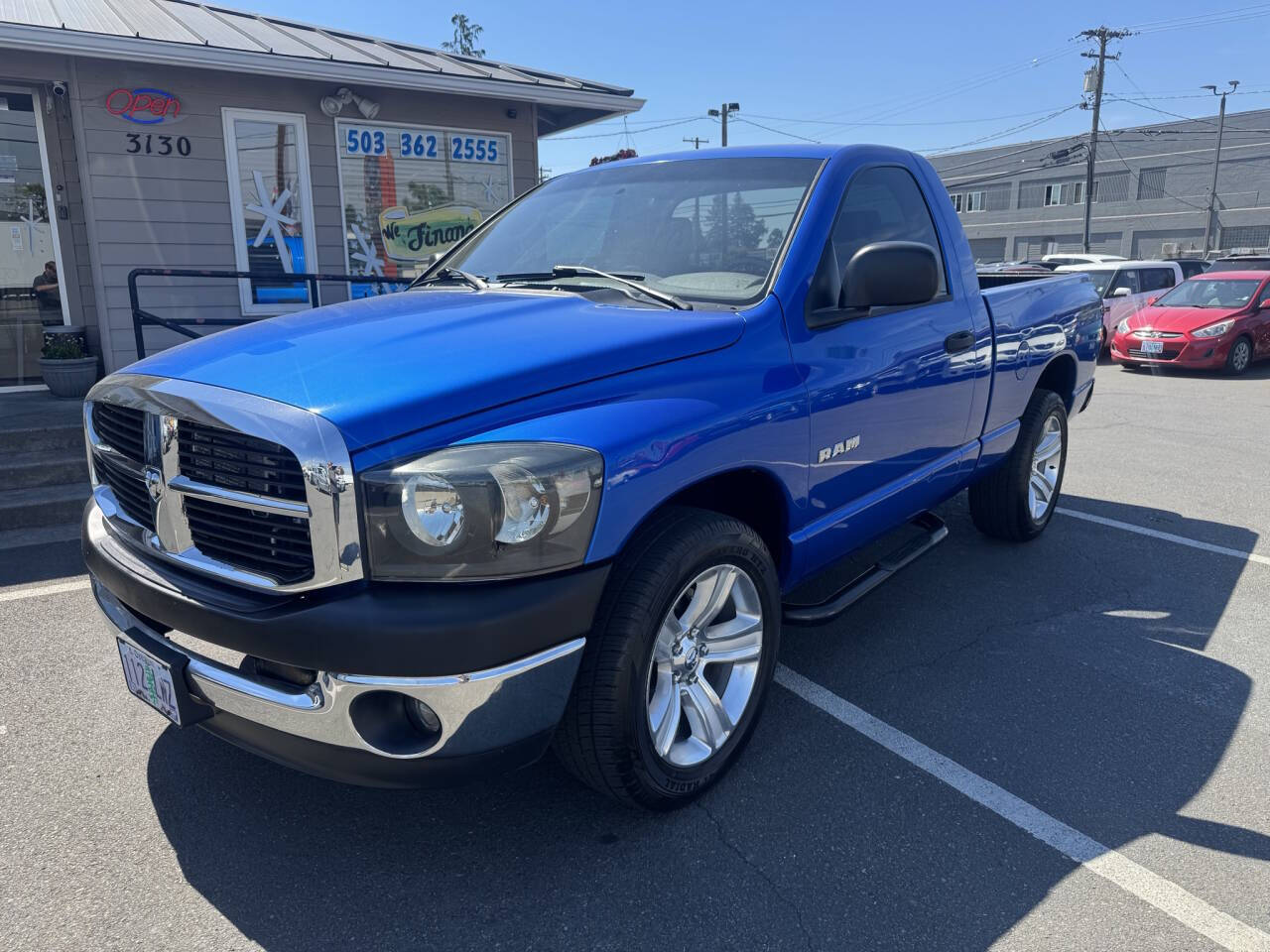 Blue 2008 Dodge Ram 1500 ST 1