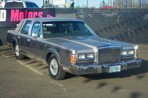 1989 Lincoln Town Car for sale at CD MOTORS LLC in Brooks OR