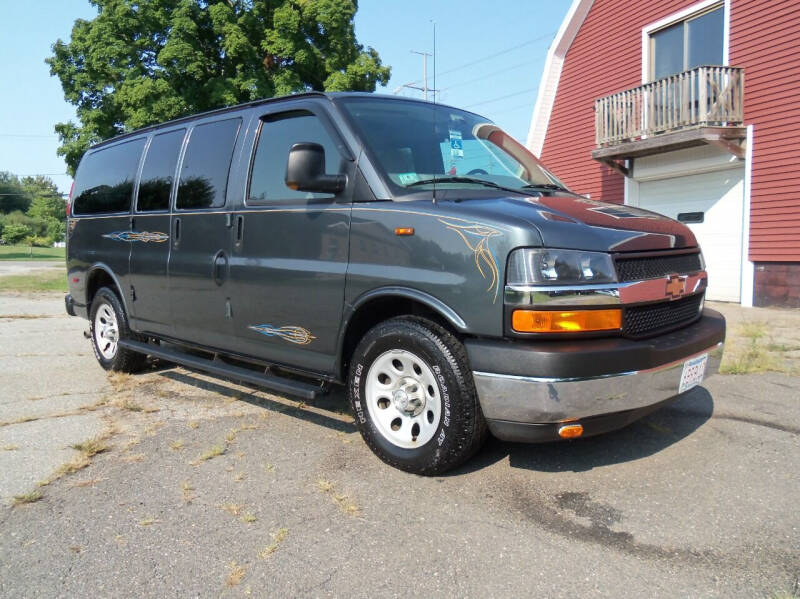 Used 2014 Chevrolet Express Cargo Work Van with VIN 1GCSHAF40E1203182 for sale in Ludlow, MA