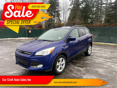 2013 Ford Escape for sale at Car Craft Auto Sales Inc in Lynnwood WA