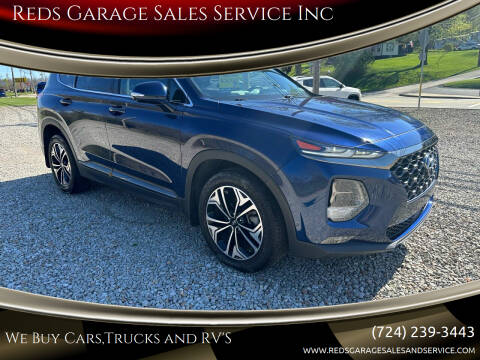 2020 Hyundai Santa Fe for sale at Reds Garage Sales Service Inc in Bentleyville PA
