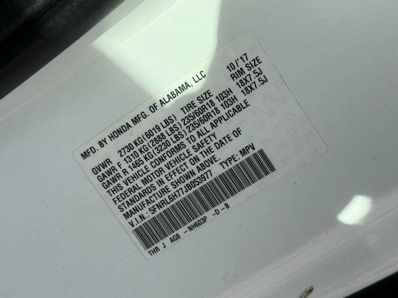 2018 Honda Odyssey EX-L