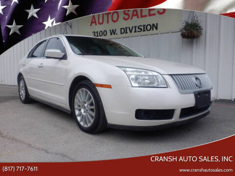 2009 Mercury Milan for sale at CRANSH AUTO SALES, INC in Arlington TX