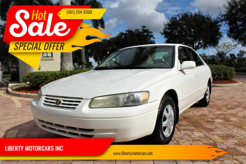 1998 Toyota Camry for sale at LIBERTY MOTORCARS INC in Royal Palm Beach FL
