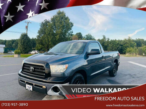 2008 Toyota Tundra for sale at Freedom Auto Sales in Chantilly VA