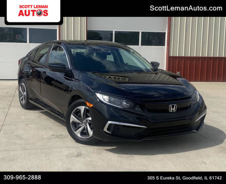 2020 Honda Civic for sale at SCOTT LEMAN AUTOS in Goodfield IL