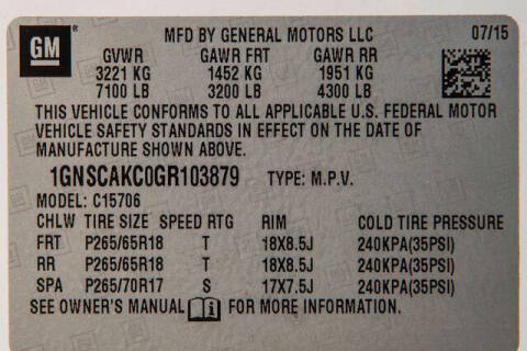 2016 Chevrolet Tahoe LS