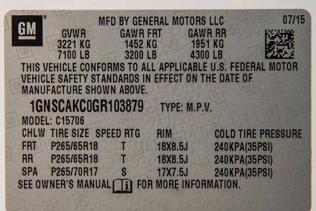 2016 Chevrolet Tahoe LS