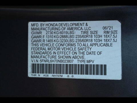 2022 Honda Odyssey EX-L