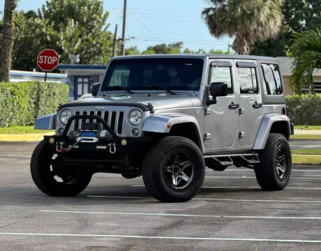 2016 Jeep Wrangler Unlimited for sale at Palermo Motors in Hollywood FL