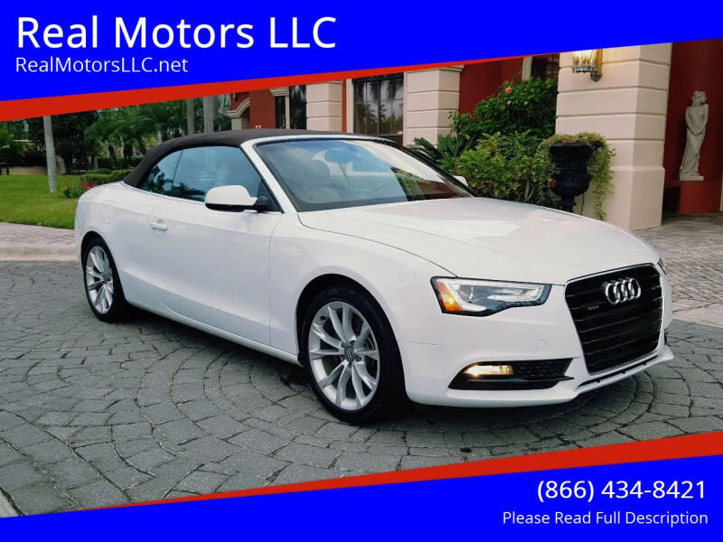 2013 Audi A5 for sale at Real Motors LLC in Clearwater FL