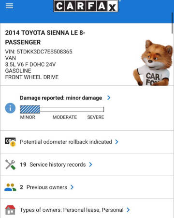 2014 Toyota Sienna LE Mobility 7-Passenger