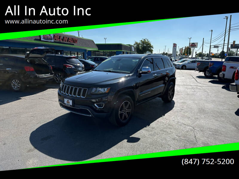 2014 Jeep Grand Cherokee for sale at All In Auto Inc in Palatine IL