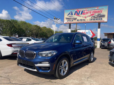 2019 BMW X3 for sale at ANF AUTO FINANCE in Houston TX