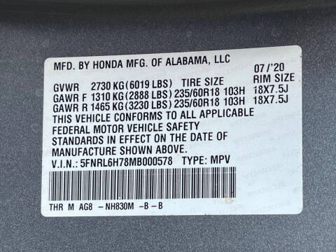 2021 Honda Odyssey EX-L