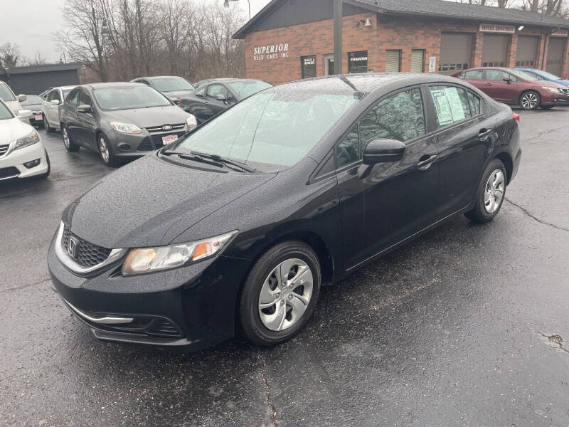 2015 Honda Civic for sale at Superior Used Cars Inc in Cuyahoga Falls OH