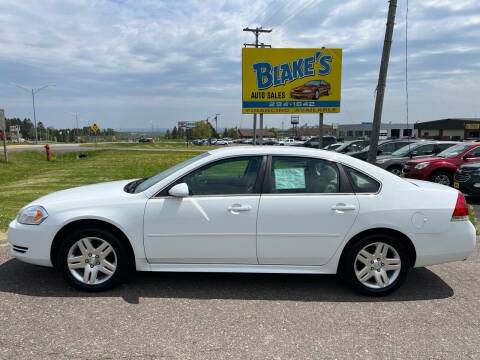 2012 Chevrolet Impala for sale at Blake's Auto Sales LLC in Rice Lake WI