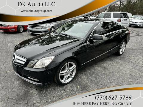 2013 Mercedes-Benz E-Class for sale at DK Auto LLC in Stone Mountain GA