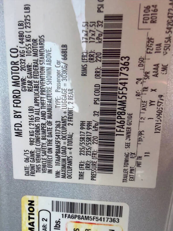 2015 Ford Mustang V6