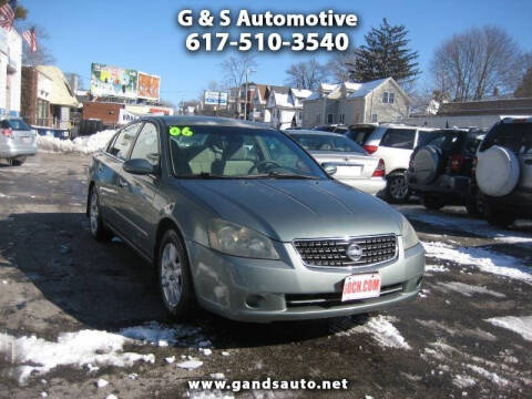 2006 Nissan Altima for sale at G & S Auto Service in Roslindale MA