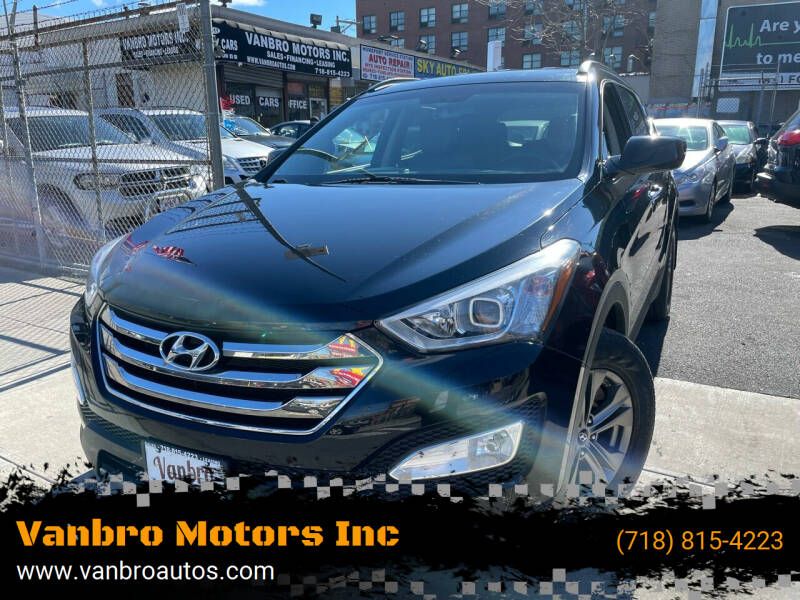 2014 Hyundai Santa Fe Sport for sale at Vanbro Motors Inc in Staten Island NY