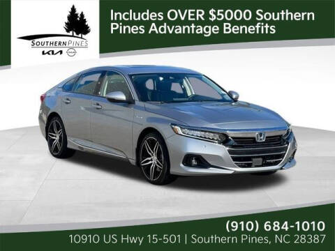 2022 Honda Accord Hybrid for sale at PHIL SMITH AUTOMOTIVE GROUP - Pinehurst Nissan Kia in Southern Pines NC