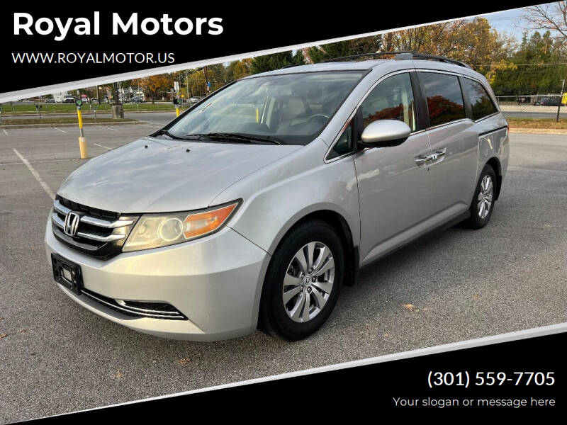 2014 Honda Odyssey for sale at Royal Motors in Hyattsville MD