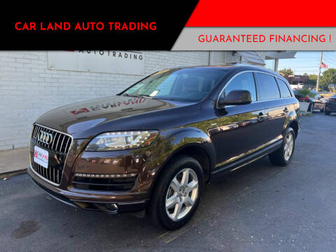 2015 Audi Q7 for sale at CAR LAND  AUTO TRADING in Raleigh NC