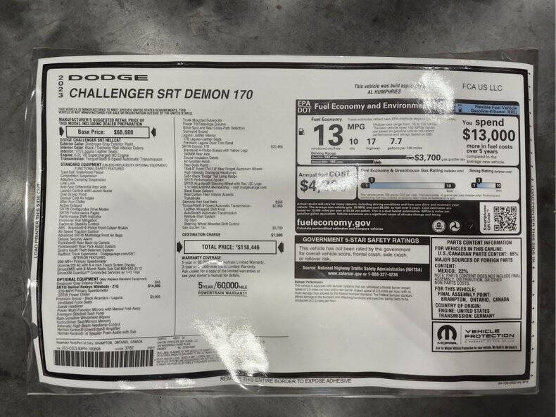 2023 Dodge Challenger