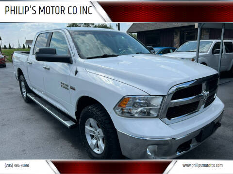 2017 RAM 1500 for sale at PHILIP'S MOTOR CO INC in Haleyville AL