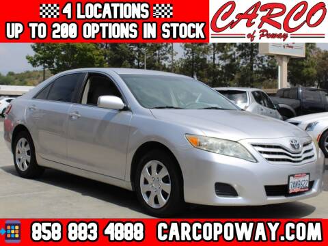 2011 Toyota Camry for sale at CARCO OF POWAY in Poway CA