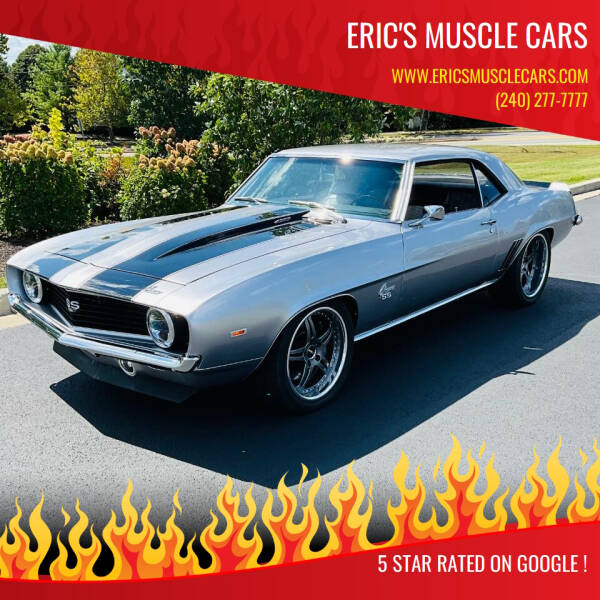 1969 Chevrolet Camaro for sale at Eric's Muscle Cars in Clarksburg MD