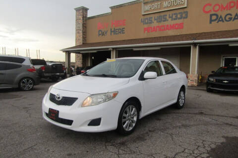2009 Toyota Corolla for sale at Import Motors in Bethany OK