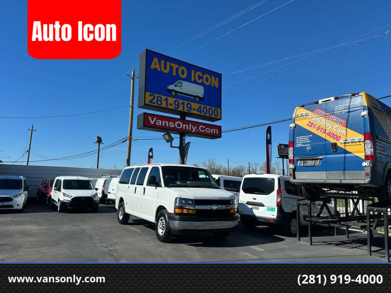 2018 Chevrolet Express for sale at Auto Icon in Houston TX