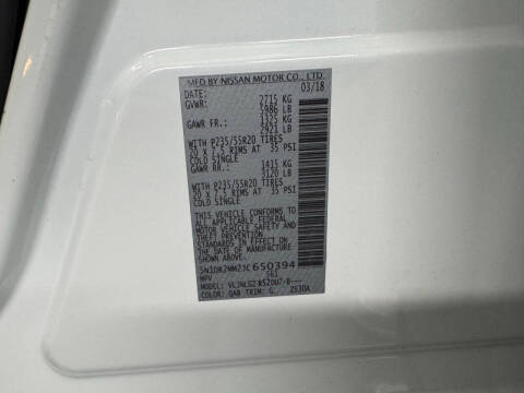 2018 Nissan Pathfinder