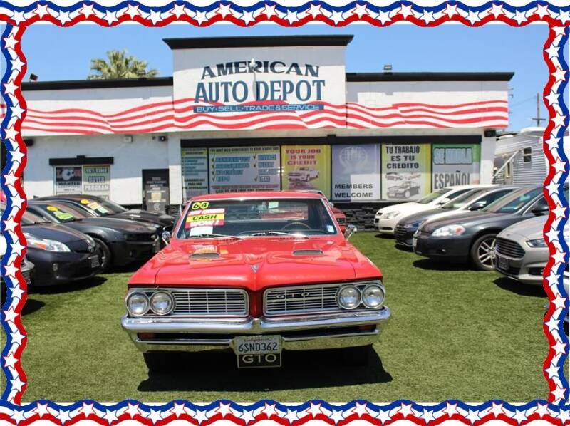 1964 Pontiac GTO for sale at American Auto Depot in Modesto CA