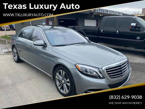 2014 Mercedes-Benz S-Class for sale at Texas Luxury Auto in Houston TX