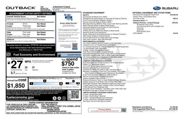 2026 Subaru Outback Premium