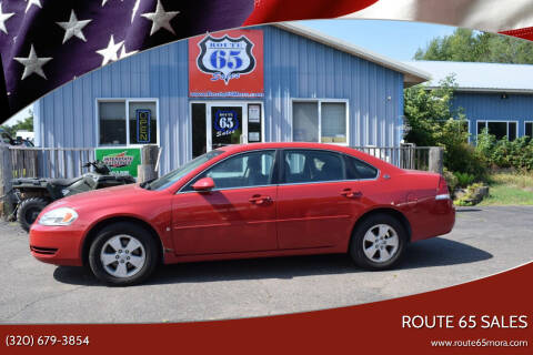2008 Chevrolet Impala for sale at Route 65 Sales in Mora MN