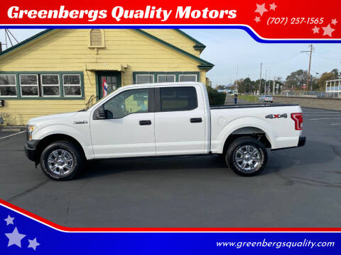 2017 Ford F-150 for sale at Greenbergs Quality Motors in Napa CA