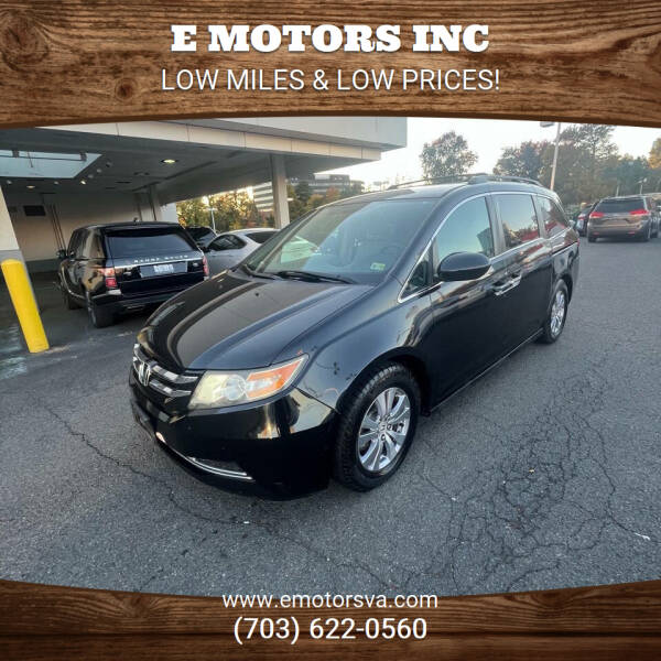 2014 Honda Odyssey for sale at E Motors INC in Vienna VA