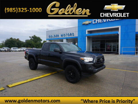 2022 Toyota Tacoma for sale at GOLDEN MOTORS in Cut Off LA