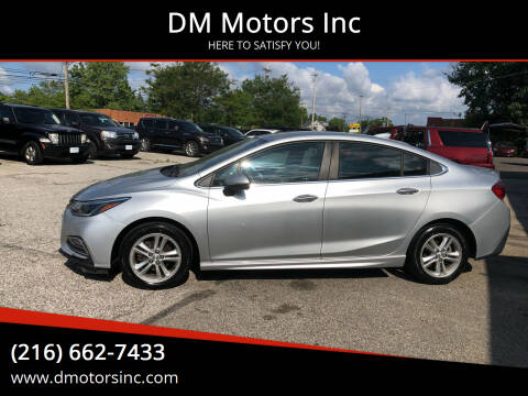 2017 Chevrolet Cruze for sale at DM Motors Inc in Maple Heights OH