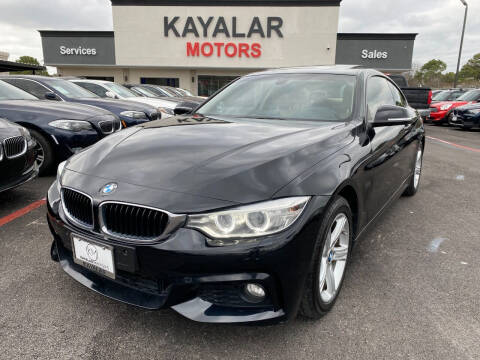 2014 BMW 4 Series for sale at KAYALAR MOTORS in Houston TX
