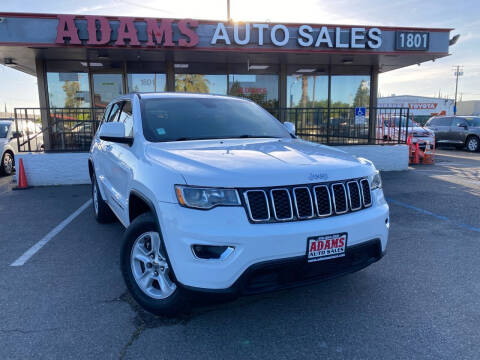 2017 Jeep Grand Cherokee for sale at Adams Auto Sales CA in Sacramento CA