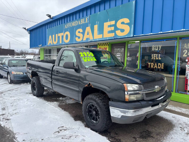 2004 Chevrolet Silverado 1500 for sale at Affordable Auto Sales of Michigan in Pontiac MI